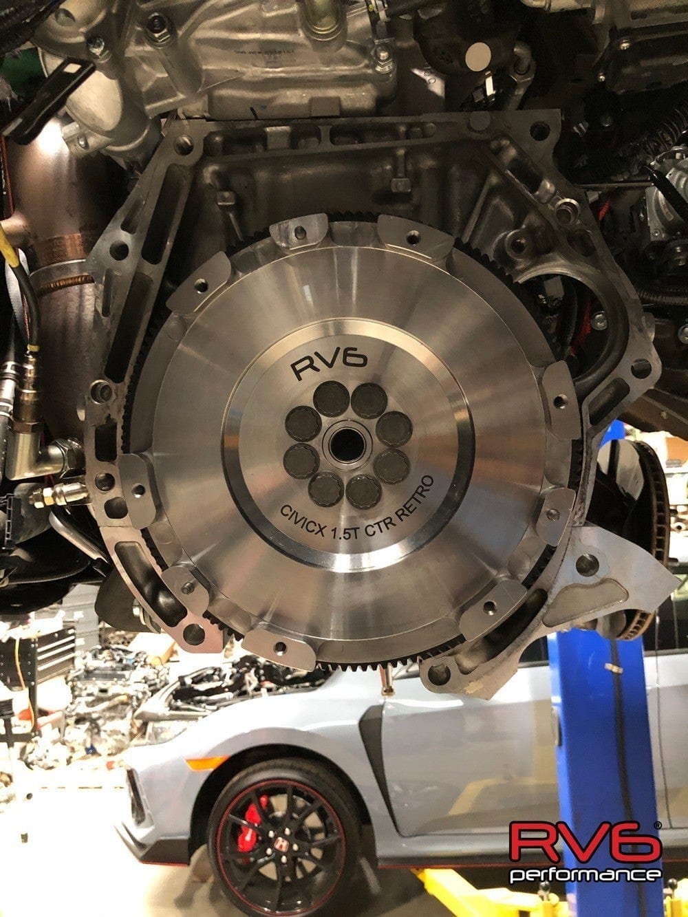 RV6™ 1.5T FK8 Clutch Retro Flywheel for 2016+ Honda Civic 1.5T (Type R Retrofit)