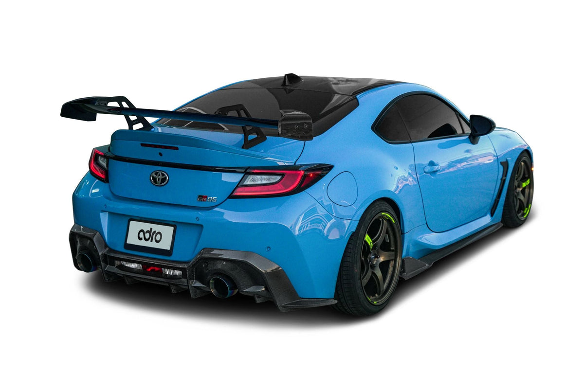 ADRO Carbon Fiber AT-R1 Swan Neck Wing 22+ Toyota GR86 / 22+ Subaru BRZ