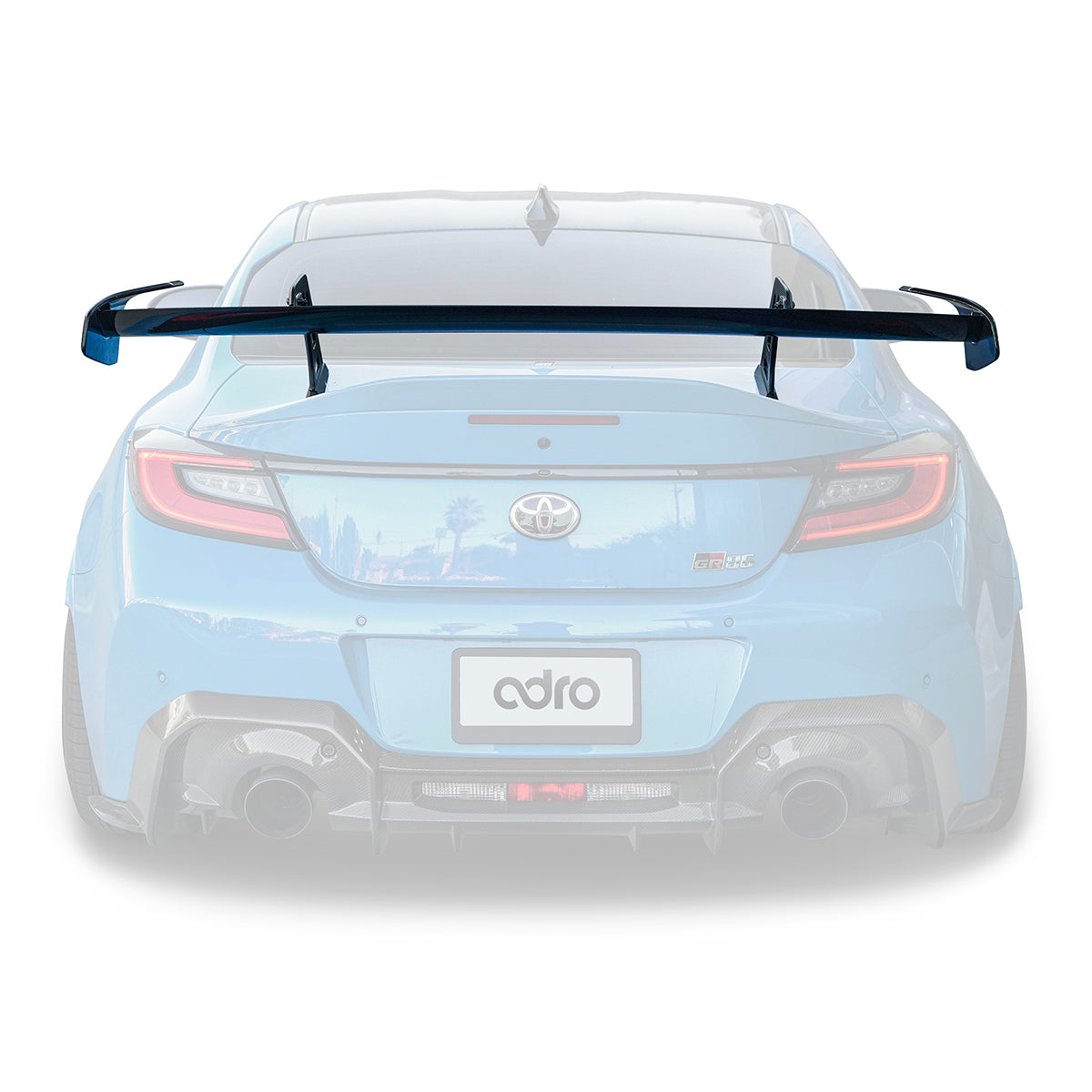 ADRO Carbon Fiber AT-R1 Swan Neck Wing 22+ Toyota GR86 / 22+ Subaru BRZ
