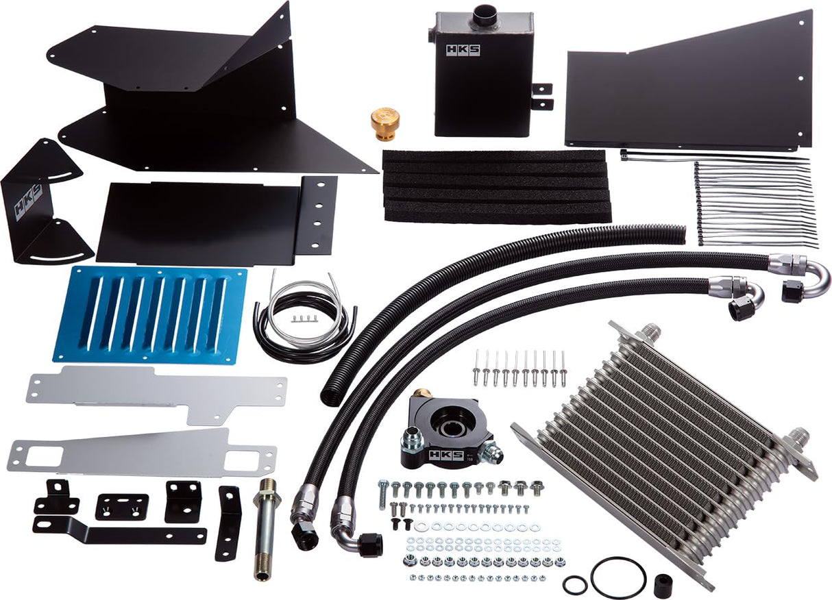 HKS Oil Cooler kit Black 2022+ Toyota GR86 / 2022+ Subaru BRZ
