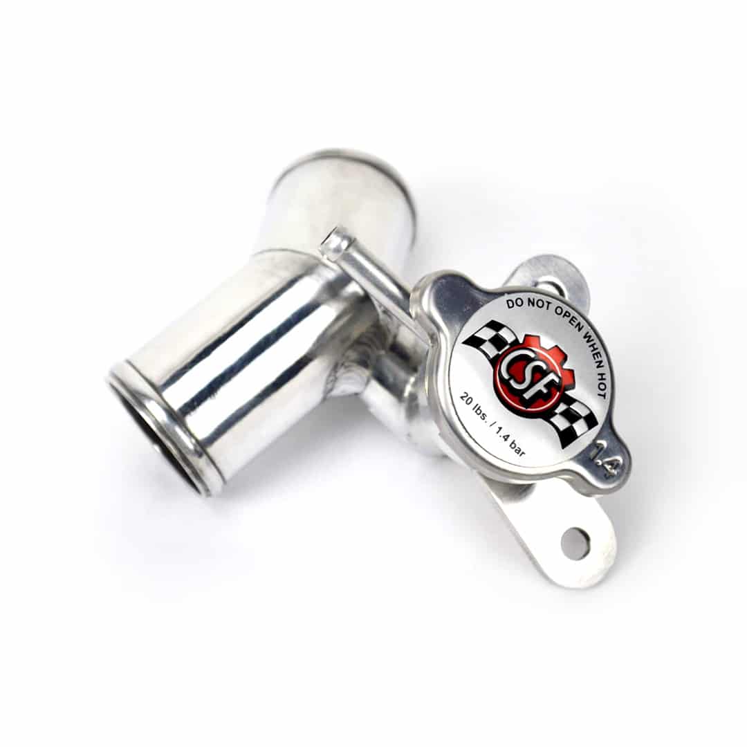 CSF All-Aluminum Filler Neck W/ 1.4 Bar High Pressure Radiator Cap for Subaru 2022-2026 BRZ / Toyota GR86