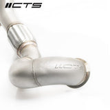 CTS Turbo MQB Downpipe with HIGH FLOW CAT  MK7 GTI / Golf R